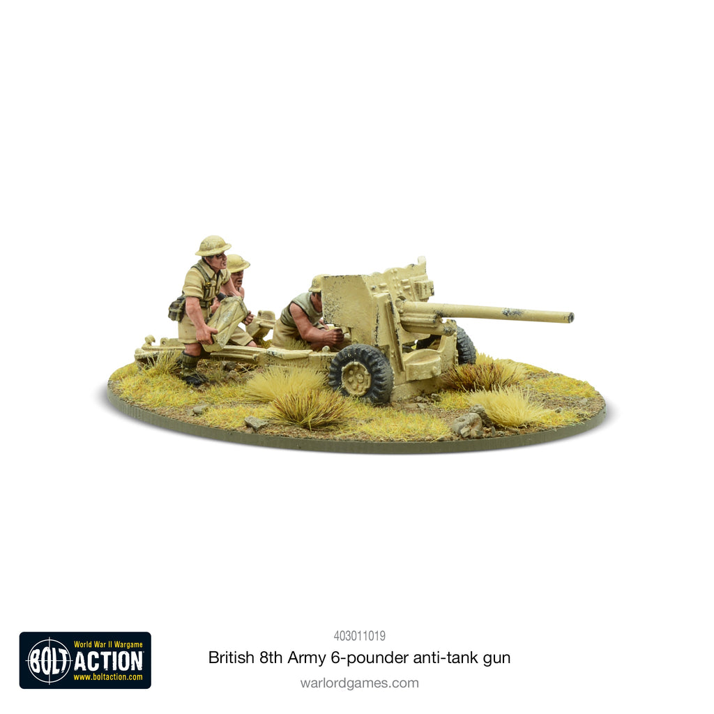 Bolt Action - Great Britain - 8th Army 6 pounder ATG