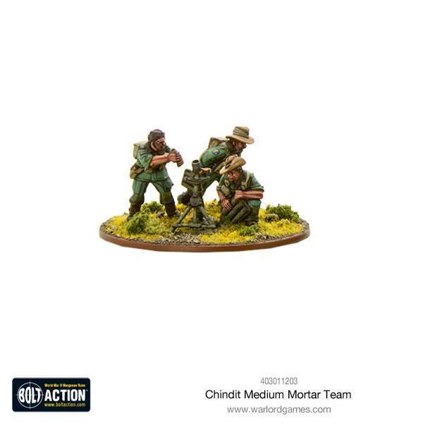 Bolt Action - Great Britain - Chindit Medium Mortar team