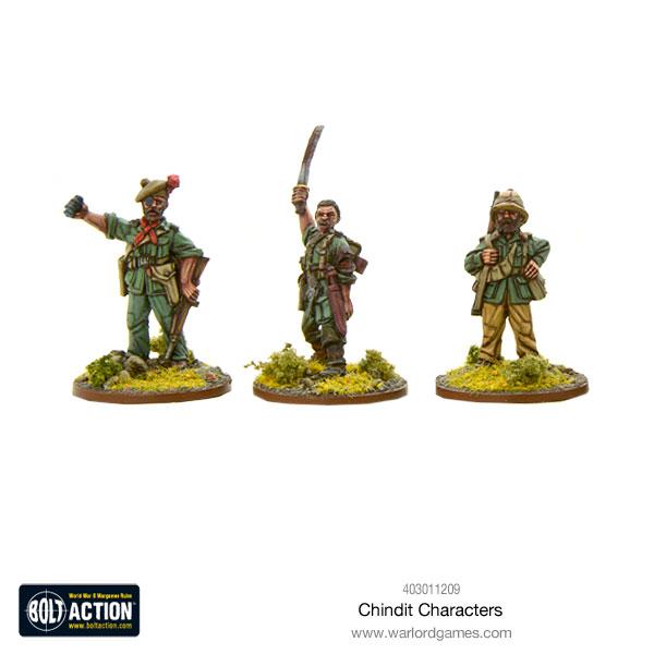 Bolt Action - Great Britain - Chindit characters