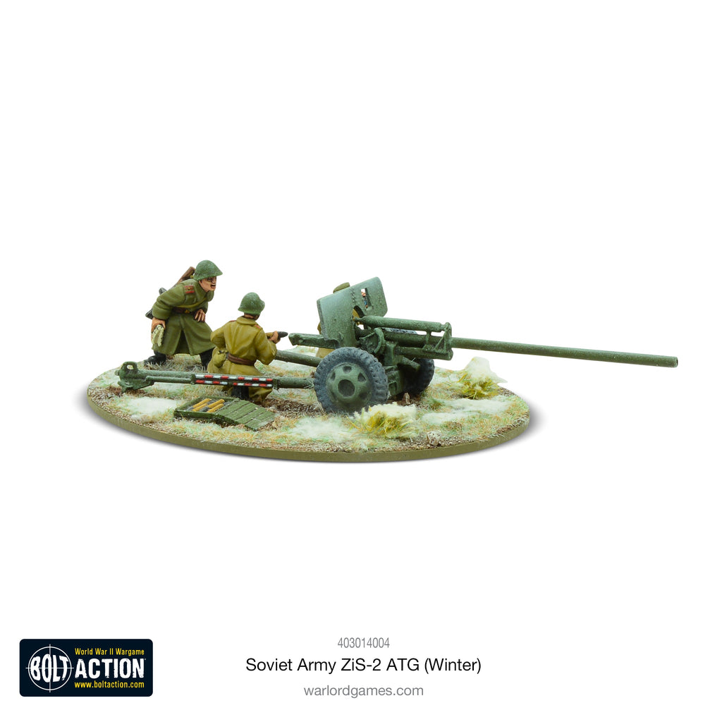 Bolt Action - Soviet Union - Soviet Army Zis 2 Anti Tank Gun (Winter)