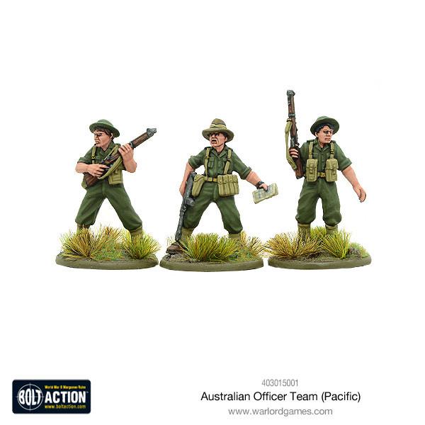 Bolt Action - Australian - Officer Team (Pacific)