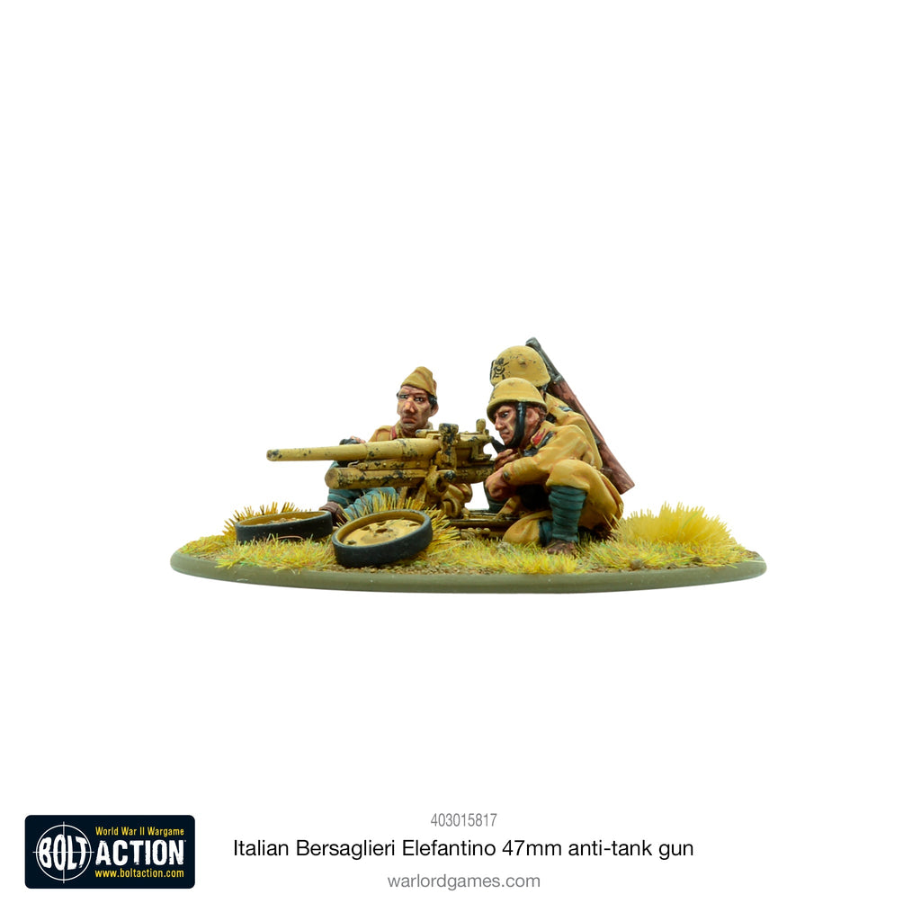 Bolt Action - Italy - Italian Bersaglieri Elefantino 47mm Anti-Tank Gun