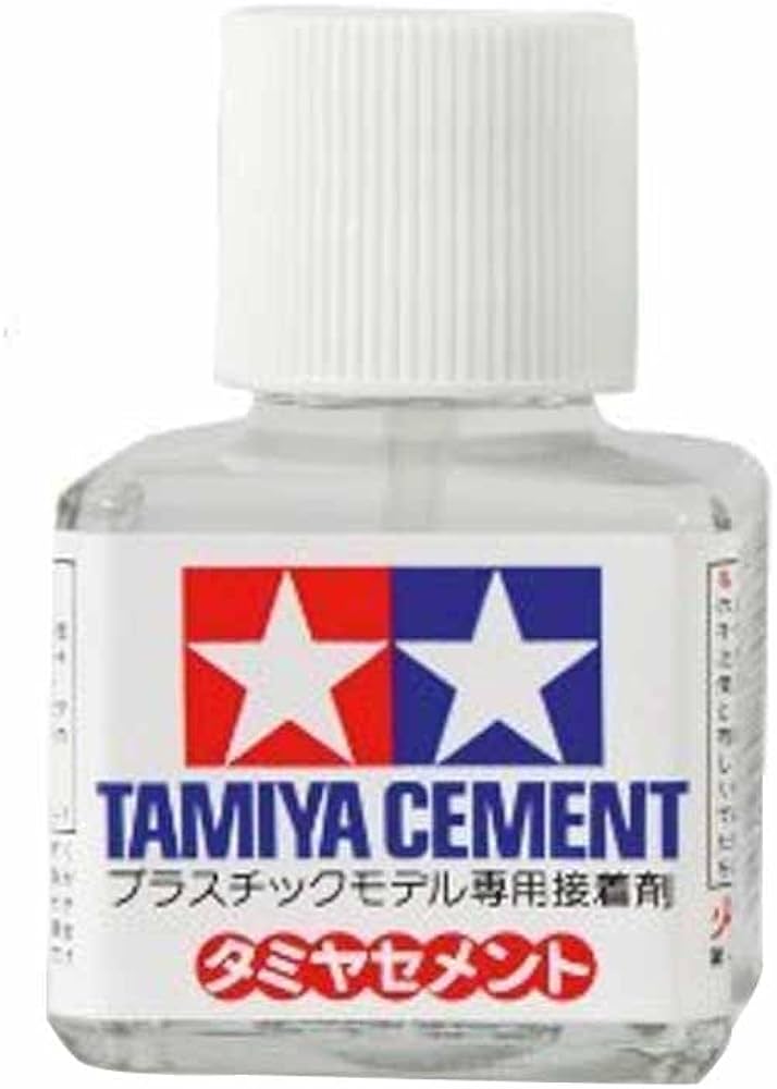 Tamiya - 87003 - Cement for Plastic Model Kits White Lid 40ml