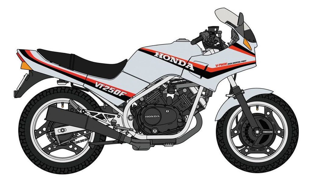 Hasegawa - H21771 - 1/12 Honda VT250F (MC08) (1984) Silver Color Plastic Model