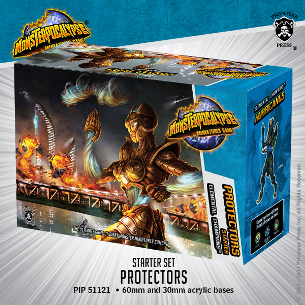 Monsterpocalypse: Elemental Champions - Protectors Starter Set (resin/metal) - PIP-551121