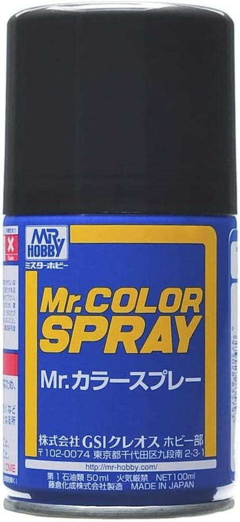 Mr Hobby - S78 - Mr Color Spray Metal Black Metallic - 100ml