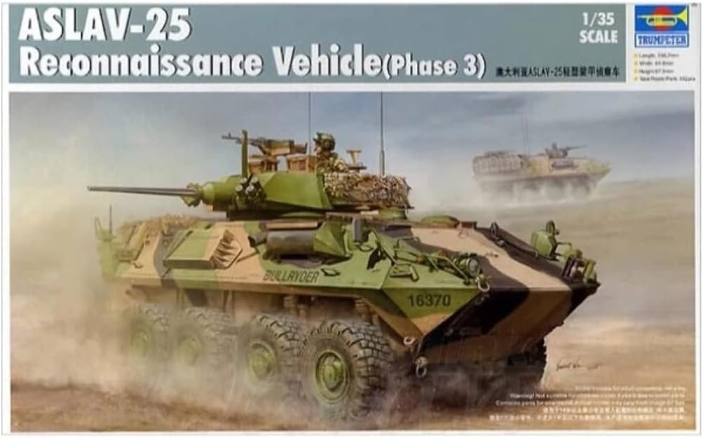 Trumpeter 1/35 ASLAV-25 Reconnaissance Vehicle (Phase 3) - 00392