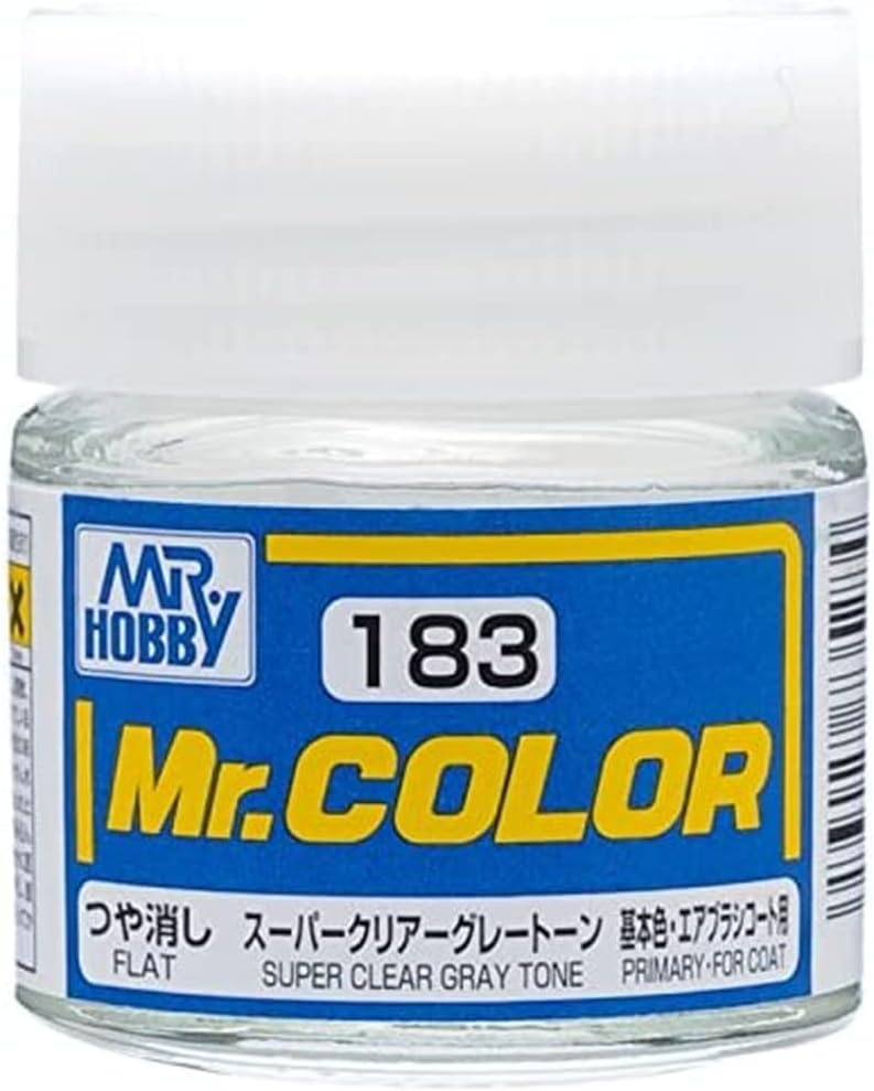 Mr Hobby - C183 - Mr Color Super Clear Gray Tone Flat - 10ml