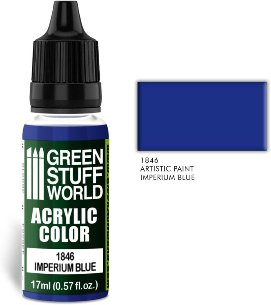 Green Stuff World - 1846 - Acrylic Color Imperium Blue - 17ml