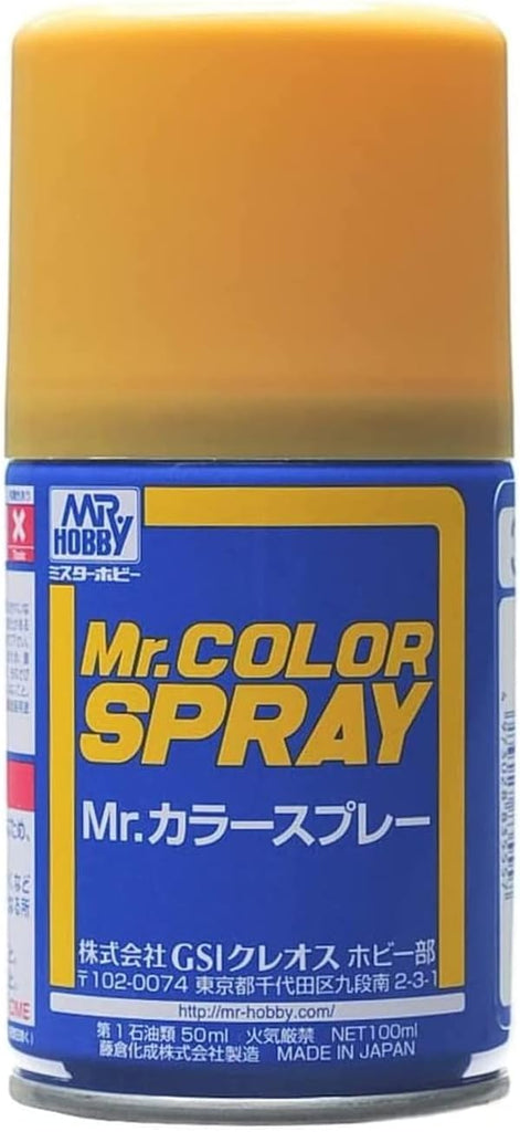 Mr Hobby - S39 - Mr Color Spray Dark Yellow (Sandy Yellow) Semi Gloss - 100ml