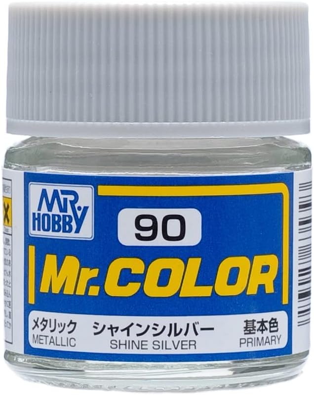 Mr Hobby - C90 - Mr Color Shine Silver Metallic - 10ml