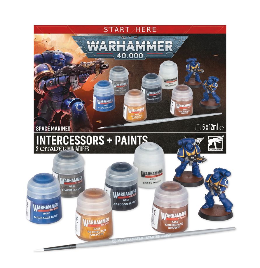 Space Marine Infernus Marines + Paint Set