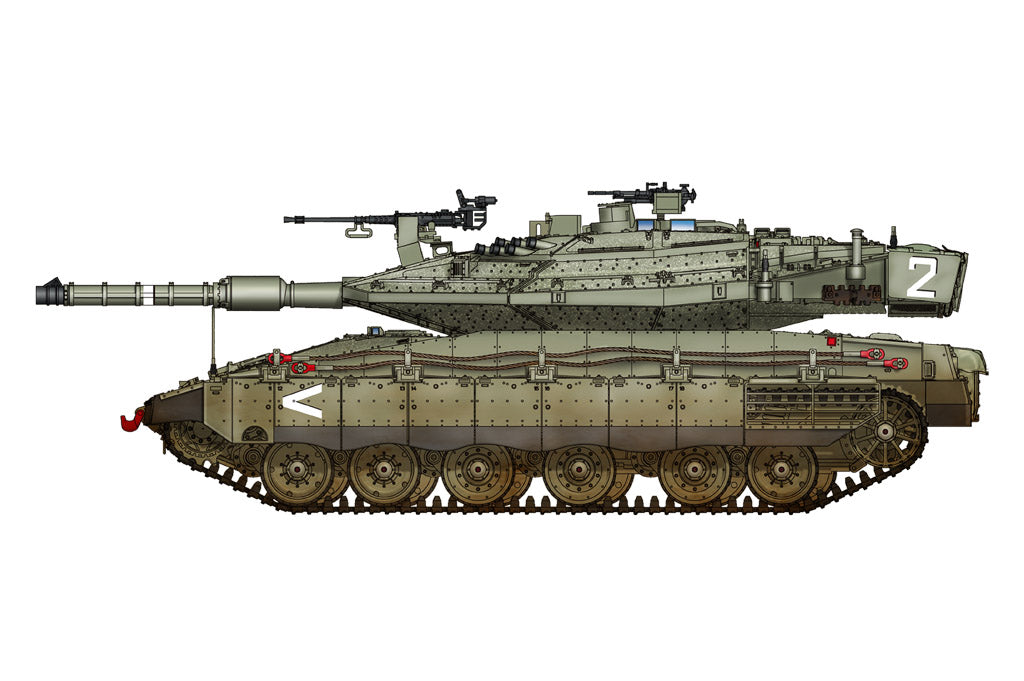 HobbyBoss 1/72 IDF Merkava Mk IV Plastic Model Kit  - 82915