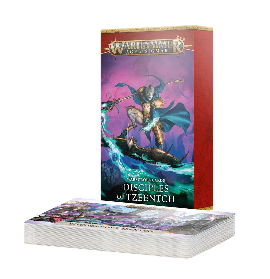 Disciples of Tzeentch: Warscroll Cards