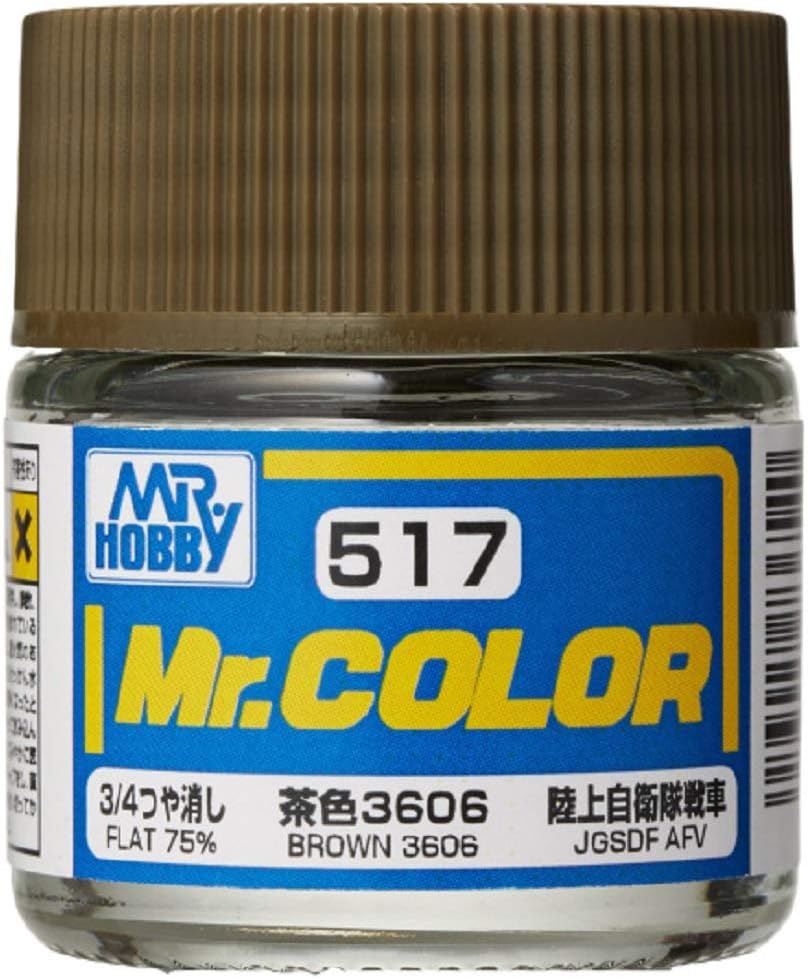 Mr Hobby - C517 - Mr Color Brown 3606 Flat 75% - 10ml