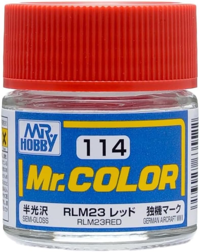 Mr Hobby - C114 - Mr Color RLM23 Red Semi Gloss - 10ml