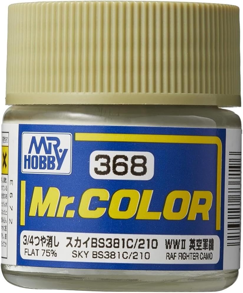 Mr Hobby - C368 - Mr Color Sky BS381C/210 Flat 75% - 10ml