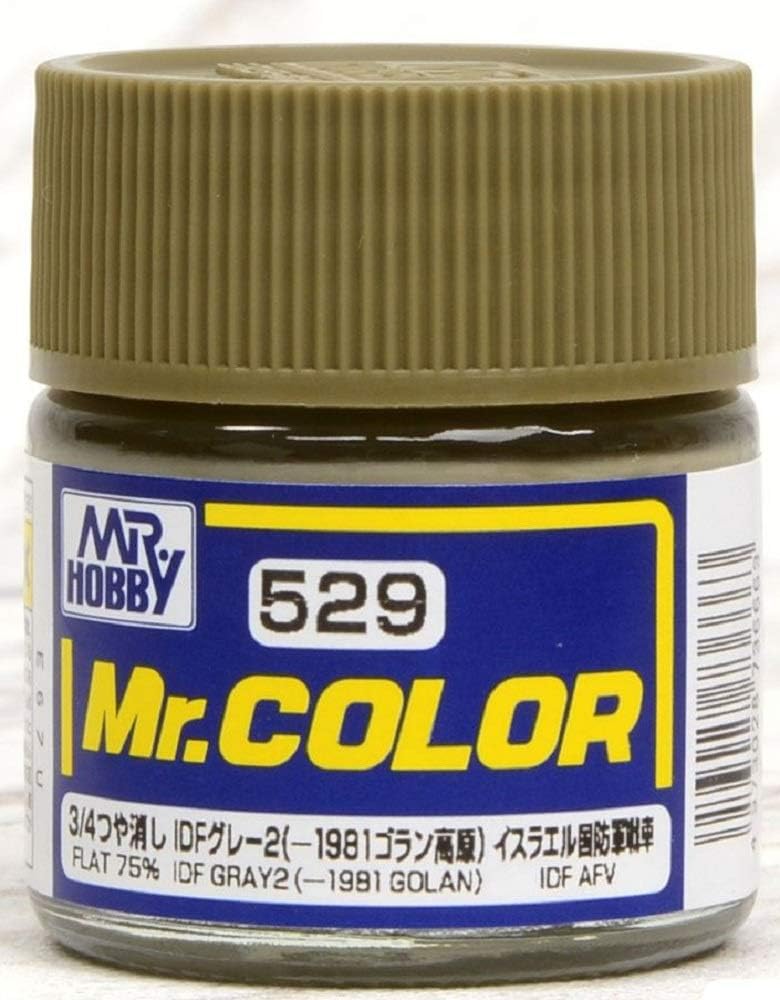 Mr Hobby - C529 - Mr Color Grey 2 1981 Golan Flat 75% - 10ml