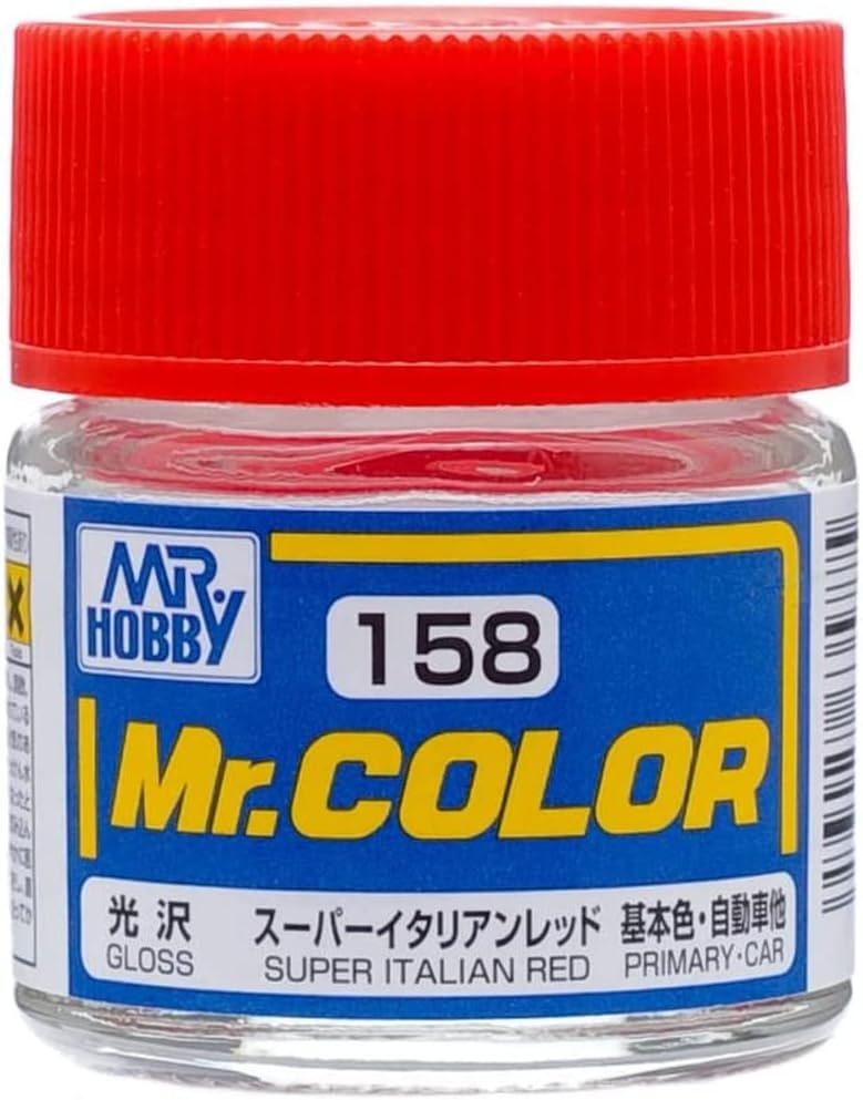 Mr Hobby - C158 - Mr Color Super Italian Red Gloss - 10ml