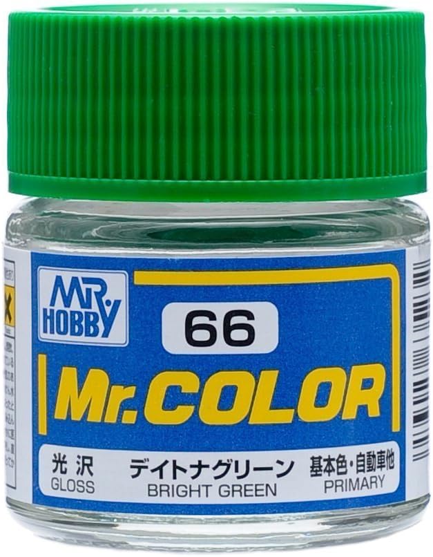 Mr Hobby - C66 - Mr Color Bright Green Gloss - 10ml