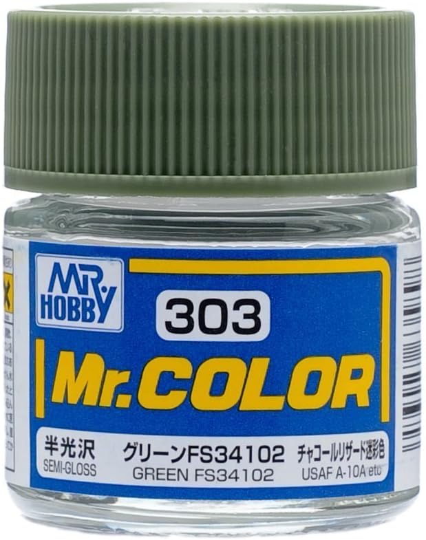 Mr Hobby - C303 - Mr Color Green FS34102 Semi Gloss - 10ml