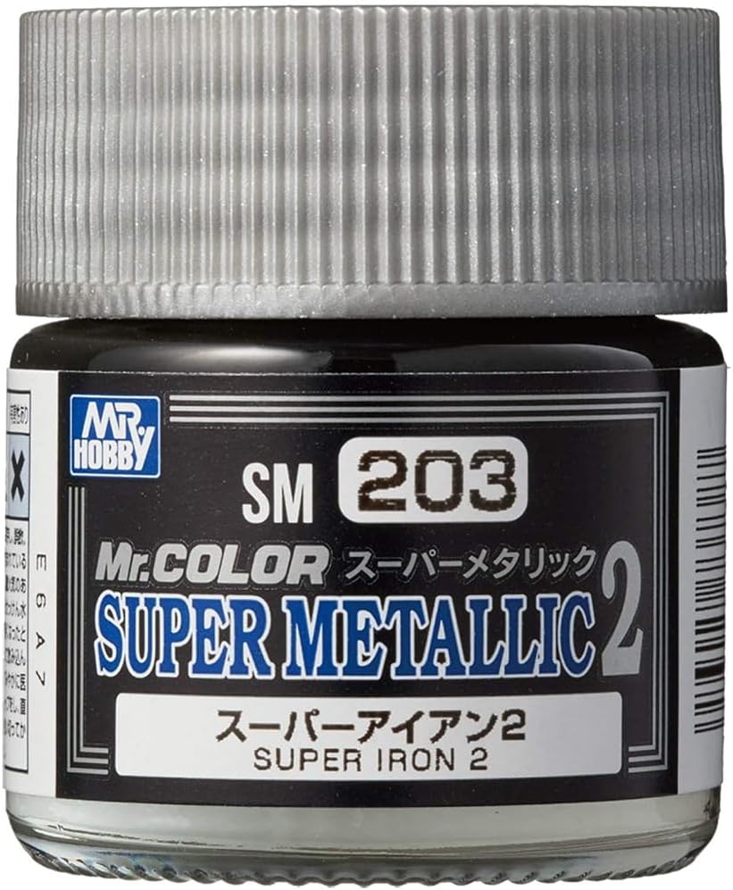 Mr Hobby - SM203 - Mr Color Super Metallic 2 - Super Iron 2 10ml