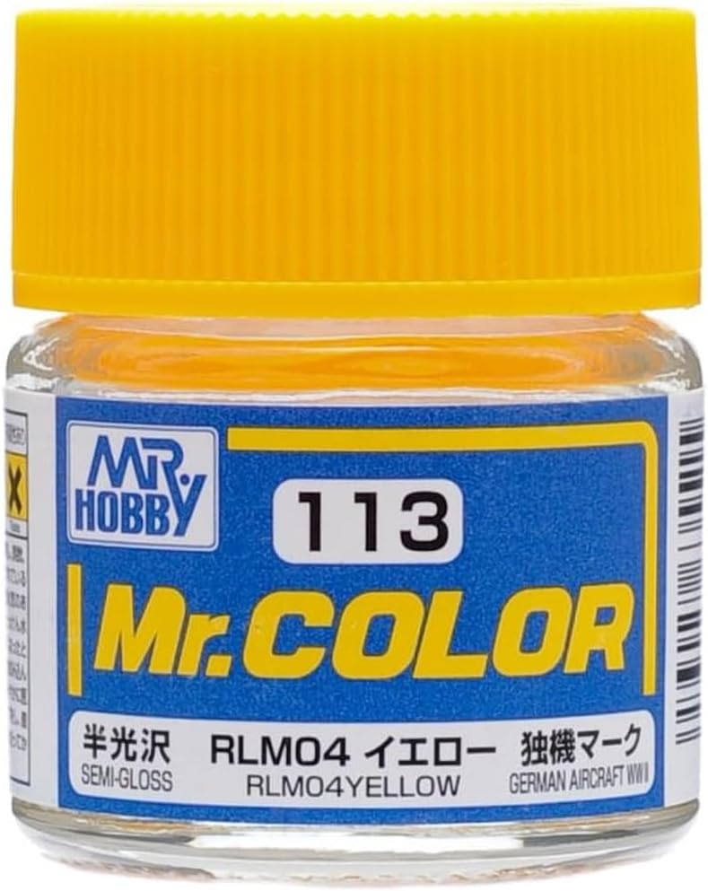 Mr Hobby - C104 - Mr Color RLM76 Yellow Semi Gloss - 10ml