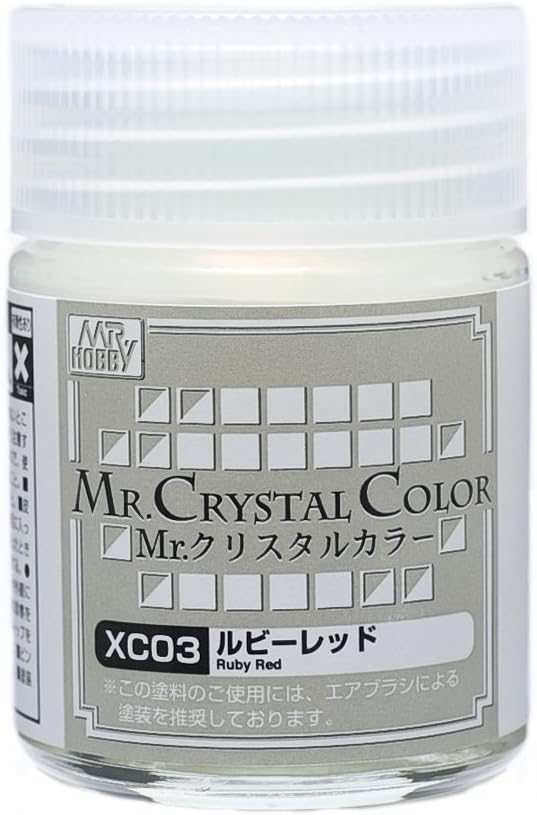 Mr Hobby - XC03 - Mr Crystal Color Ruby Red - 18ml