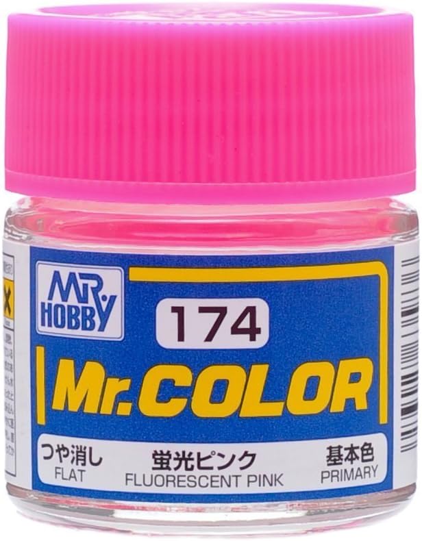 Mr Hobby - C174 - Mr Color Fluorescent Pink Gloss - 10ml