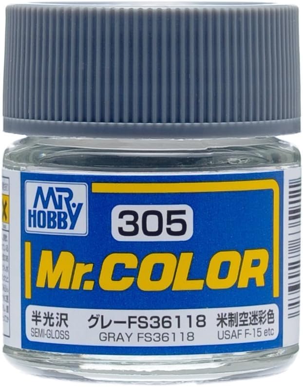 Mr Hobby - C305 - Mr Color Gray FS36118 Semi Gloss - 10ml