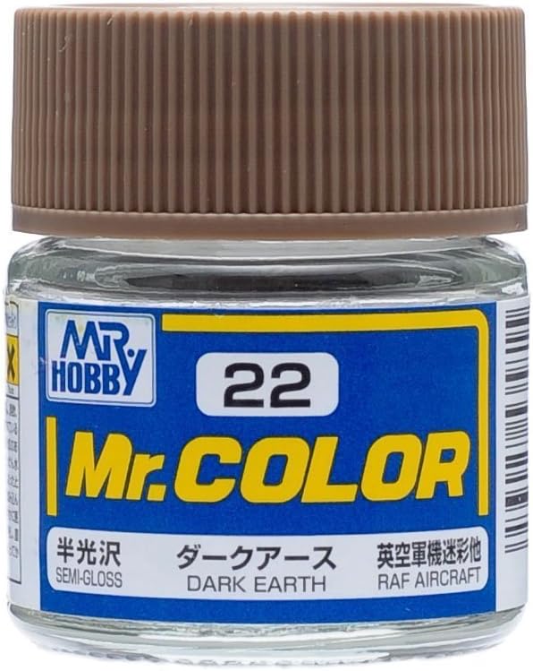 Mr Hobby - C22 - Mr Color Dark Earth Semi Gloss - 10ml