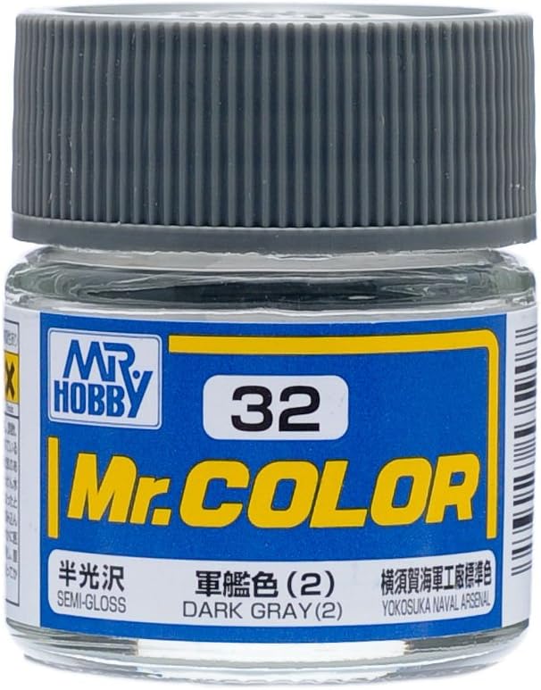 Mr Hobby - C32 - Mr Color Dark Grey 2 Semi Gloss - 10ml