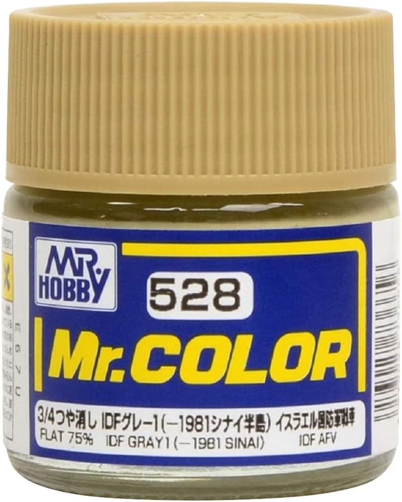 Mr Hobby - C528 - Mr Color Grey 1 1981 Sinai Flat 75% - 10ml