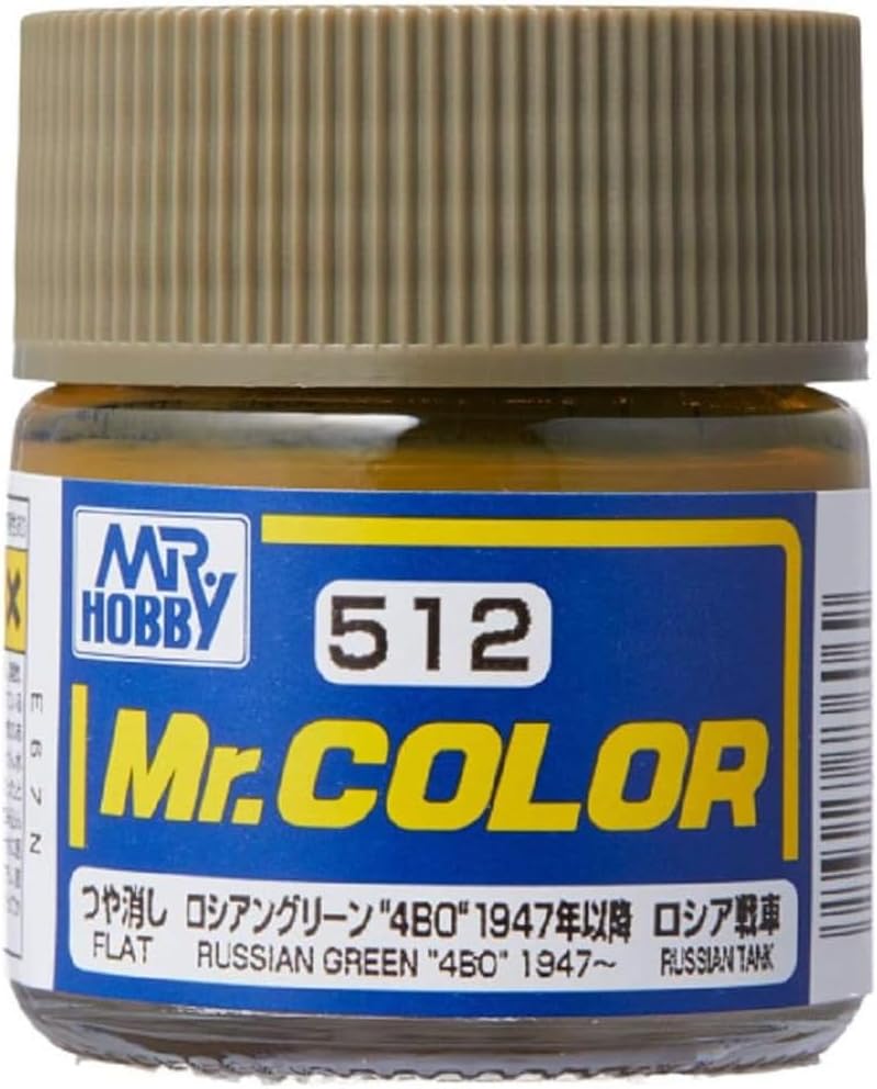 Mr Hobby - C512 - Mr Color Russian Green (4BO) 1947- Flat - 10ml