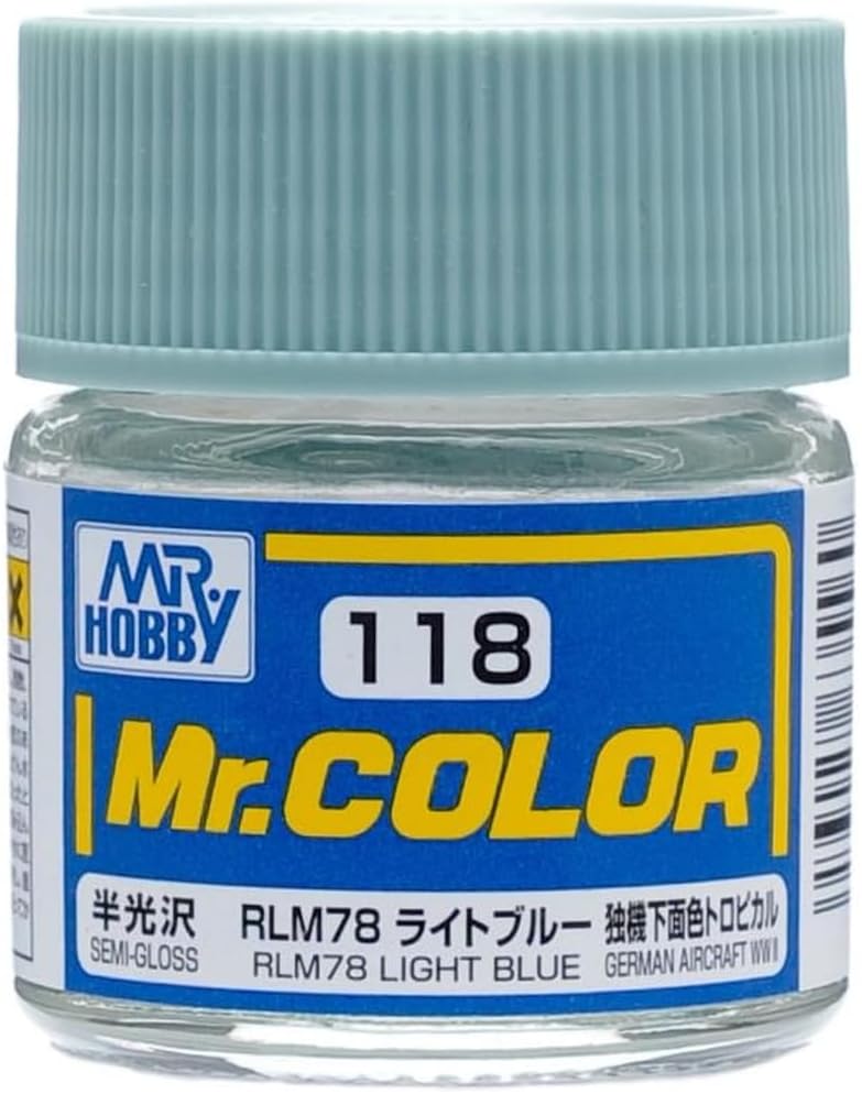 Mr Hobby - C118 - Mr Color RLM78 Light Blue Semi Gloss - 10ml