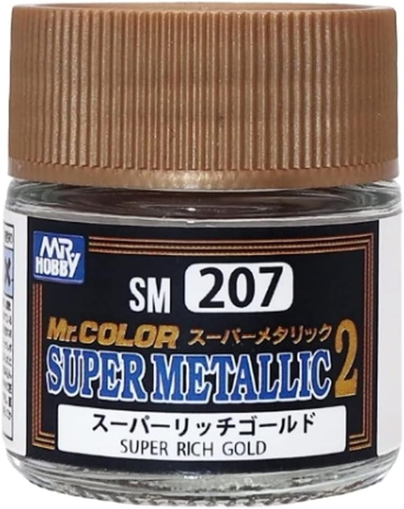 Mr Hobby - SM207 - Mr Color Super Metallic 2 - Super Rich Gold 10ml