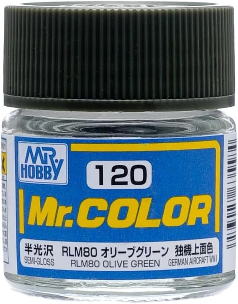 Mr Hobby - C120 - Mr Color RLM80 Olive Green Semi Gloss - 10ml