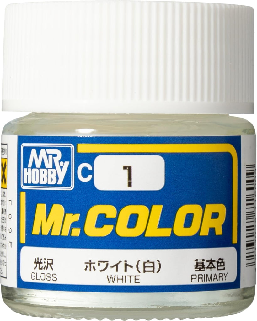 Mr Hobby - C1 - Mr Color White Gloss - 10ml