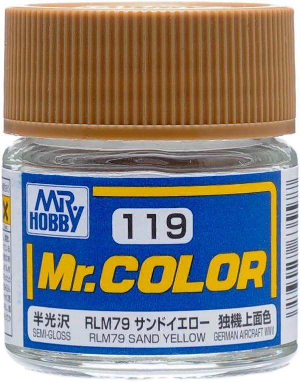 Mr Hobby - C119 - Mr Color RLM76 Sand Yellow Semi Gloss - 10ml