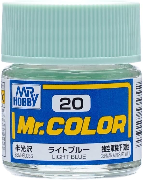 Mr Hobby - C20 - Mr Color Light Blue Semi Gloss - 10ml