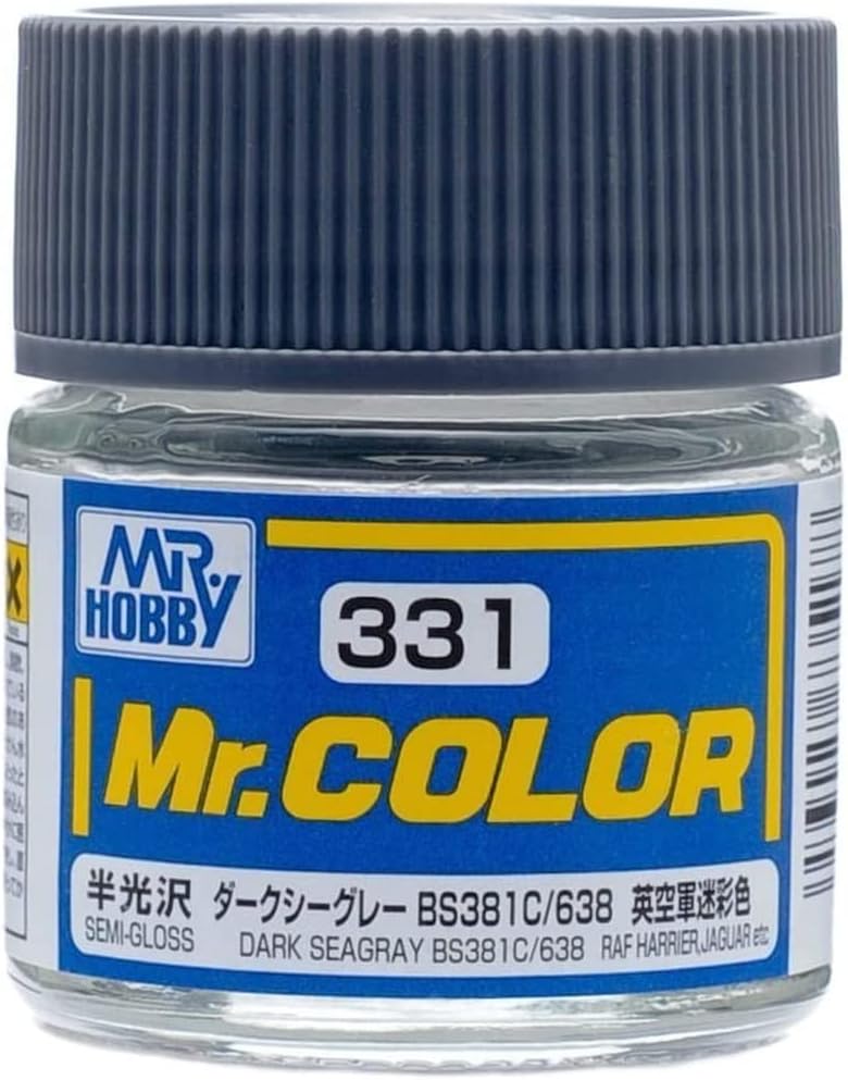 Mr Hobby - C331 - Mr Color Dark Sea Gray BS381C/638 Semi Gloss - 10ml
