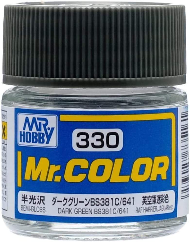 Mr Hobby - C330 - Mr Color Dark Green BS381C/641 Semi Gloss - 10ml