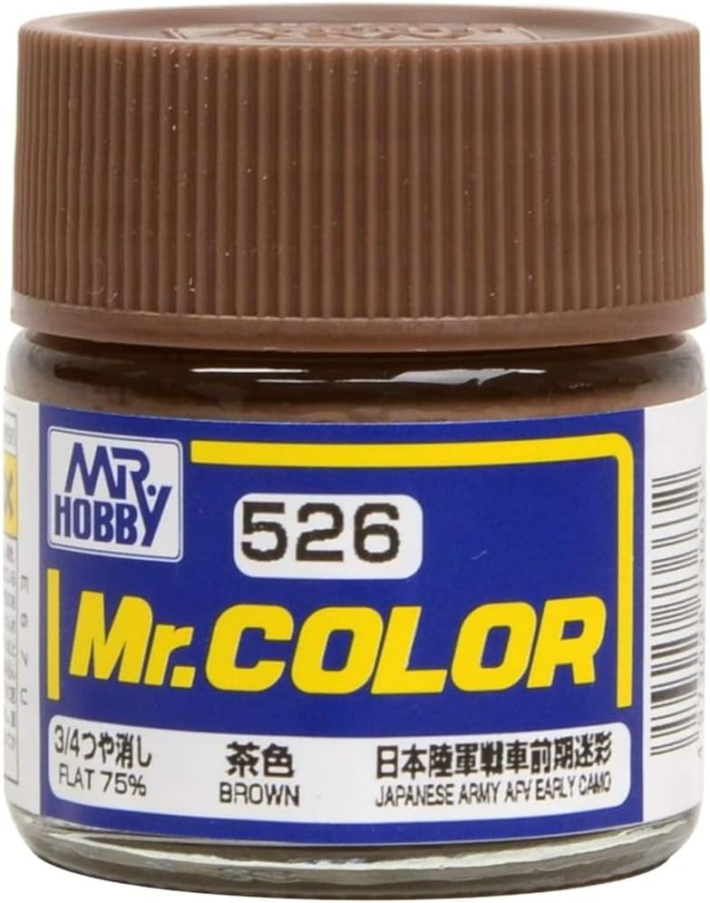 Mr Hobby - C526 - Mr Color Brown Flat 75% - 10ml