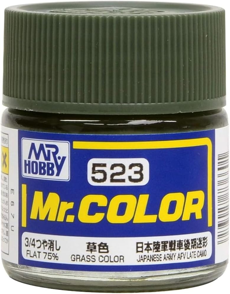 Mr Hobby - C523 - Mr Color Grass Color Flat 75% - 10ml