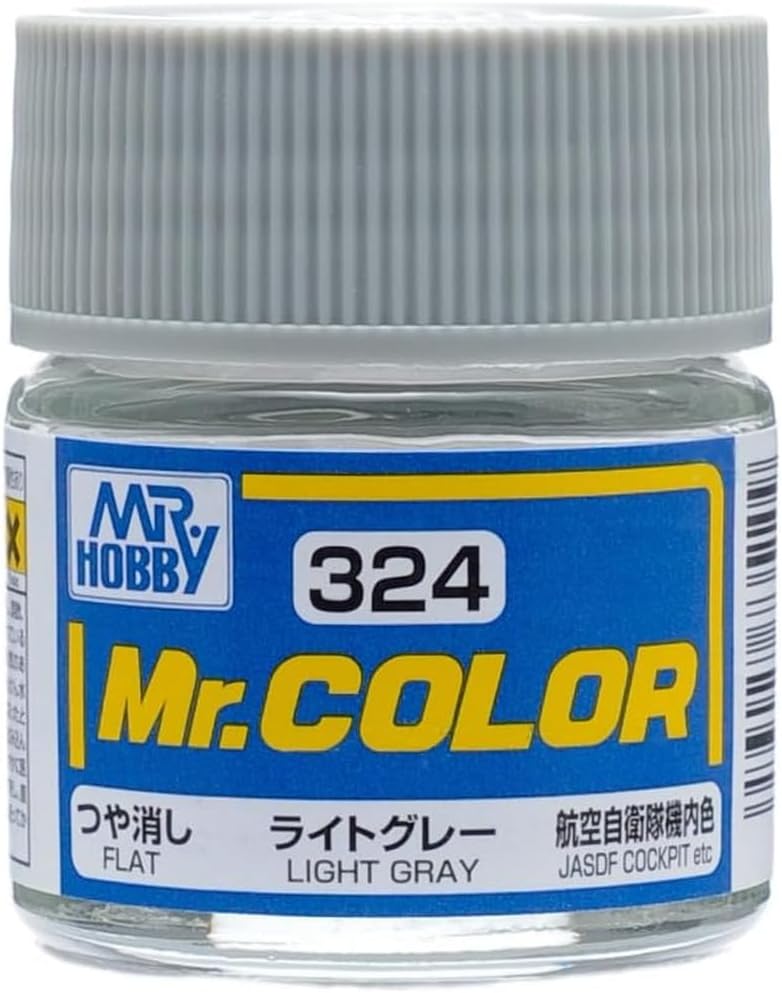 Mr Hobby - C324 - Mr Color Light Grey Flat - 10ml