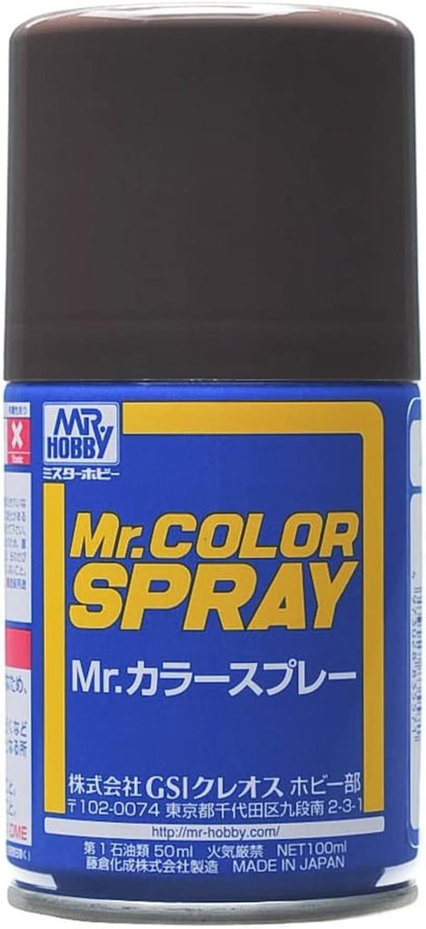 Mr Hobby - S41 - Mr Color Spray Red Brown Semi Gloss - 100ml