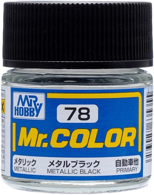 Mr Hobby - C78 - Mr Color Metal Black Metallic - 10ml