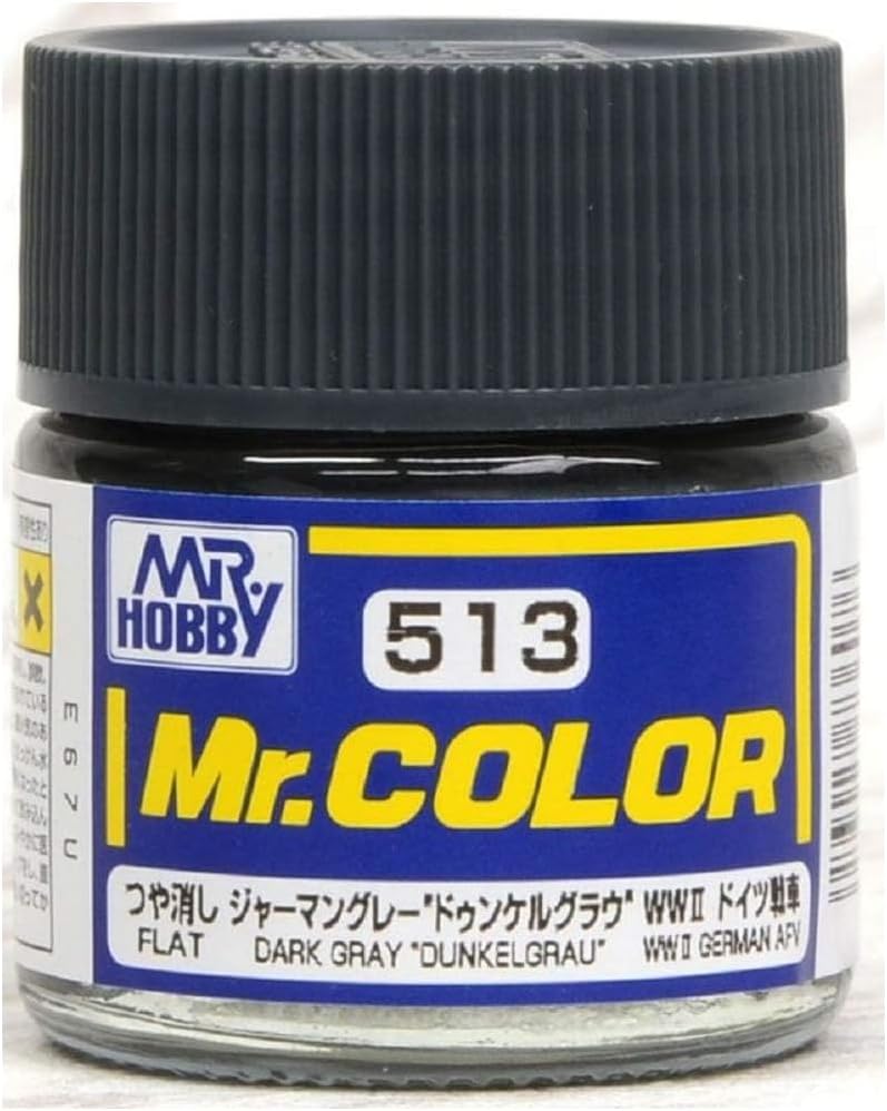 Mr Hobby - C513 - Mr Color Dark Gray (Dunkelgrau) Flat - 10ml