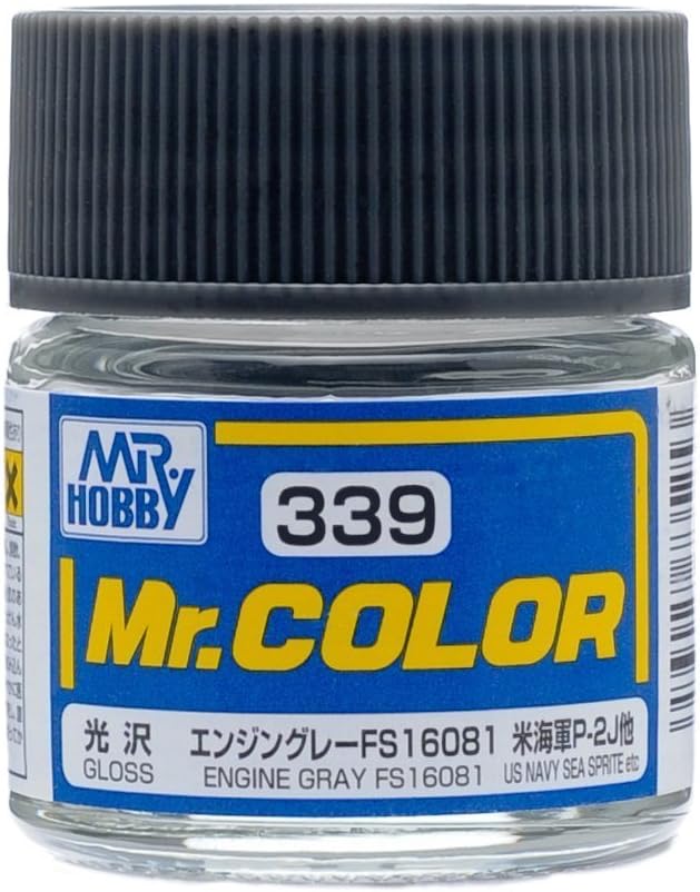 Mr Hobby - C339 - Mr Color Engine Gray FS16081 Gloss - 10ml