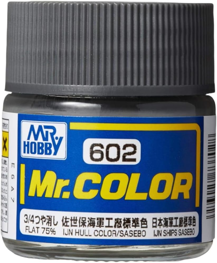 Mr Hobby - C602 - Mr Color IJN Hull Color Sasebo Flat 75% - 10ml